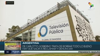 Argentinos en desacuerdo con la eliminación de TeleSUR de la TDA