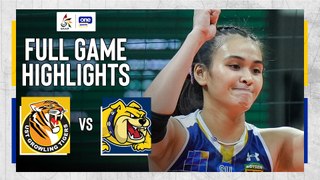 UAAP Game Highlights: NU Lady Bulldogs one step away from title after crushing UST in Game 1