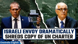 ‘Shame on You’: Israeli Envoy Shreds UN Charter Supporting Palestine | Watch video
