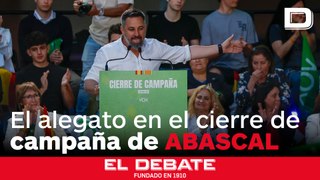 El mensaje de Abascal al PP en su alegato durante el cierre de campaña de las elecciones catalanas
