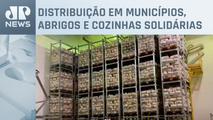 Governo investiu R$15 milhões em cestas básicas para o RS