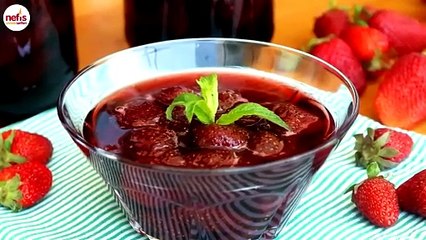 TAM ÖLÇÜSÜYLE Çilek Reçeli Tarifi -