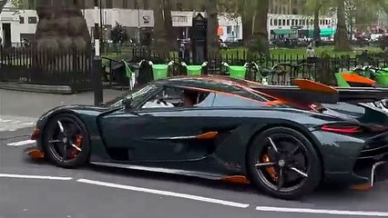10_£3M Koenigsegg Jesko in Green Carbon GOES CRAZY
