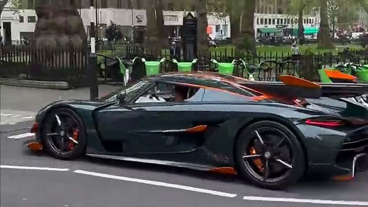 10_£3M Koenigsegg Jesko in Green Carbon GOES CRAZY