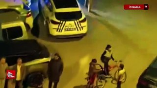 İstanbul'da sokakta yürürken saldırıya uğradı