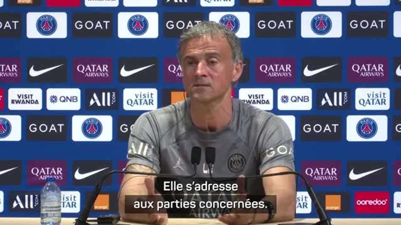 PSG - Luis Enrique sur un hommage au Parc pour Mbappé : “Cette question ne concerne pas”