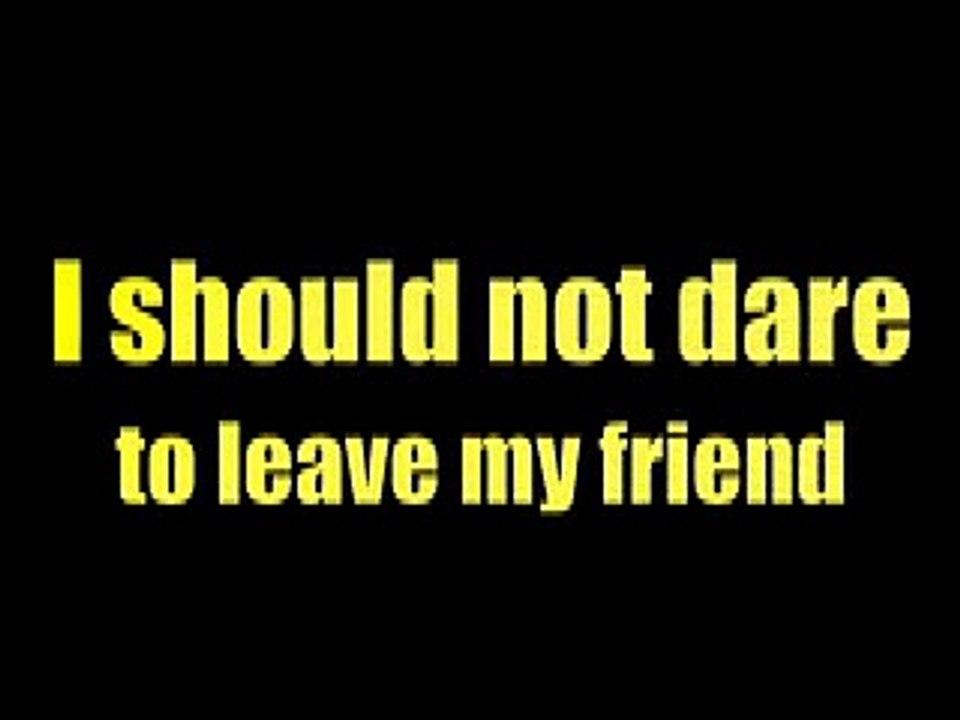 The Dam - Emily Dickinson - I should not dare to leave my friend
