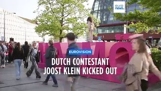 The Netherlands' Joost Klein is kicked out of Eurovision