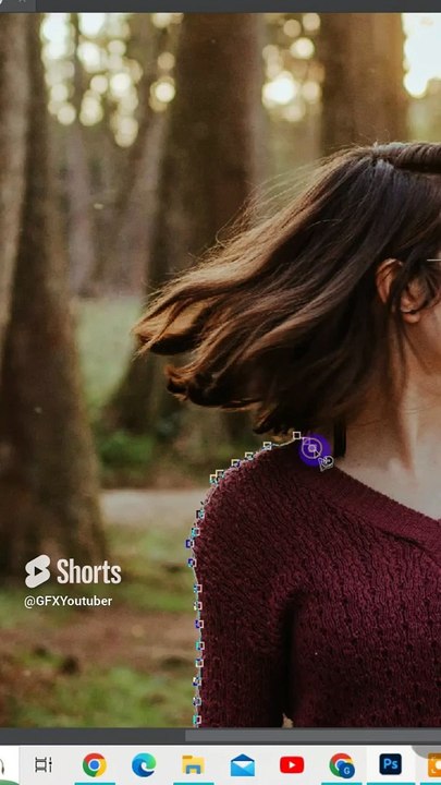 Change dress color in realistic way in photoshop 2024#shortsvideo #shorts #short #photoshoptutorial