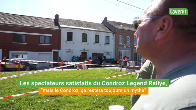 Les spectateurs satisfaits du Condroz Legend Rally, mais le Condroz, ça restera toujours un mythe”