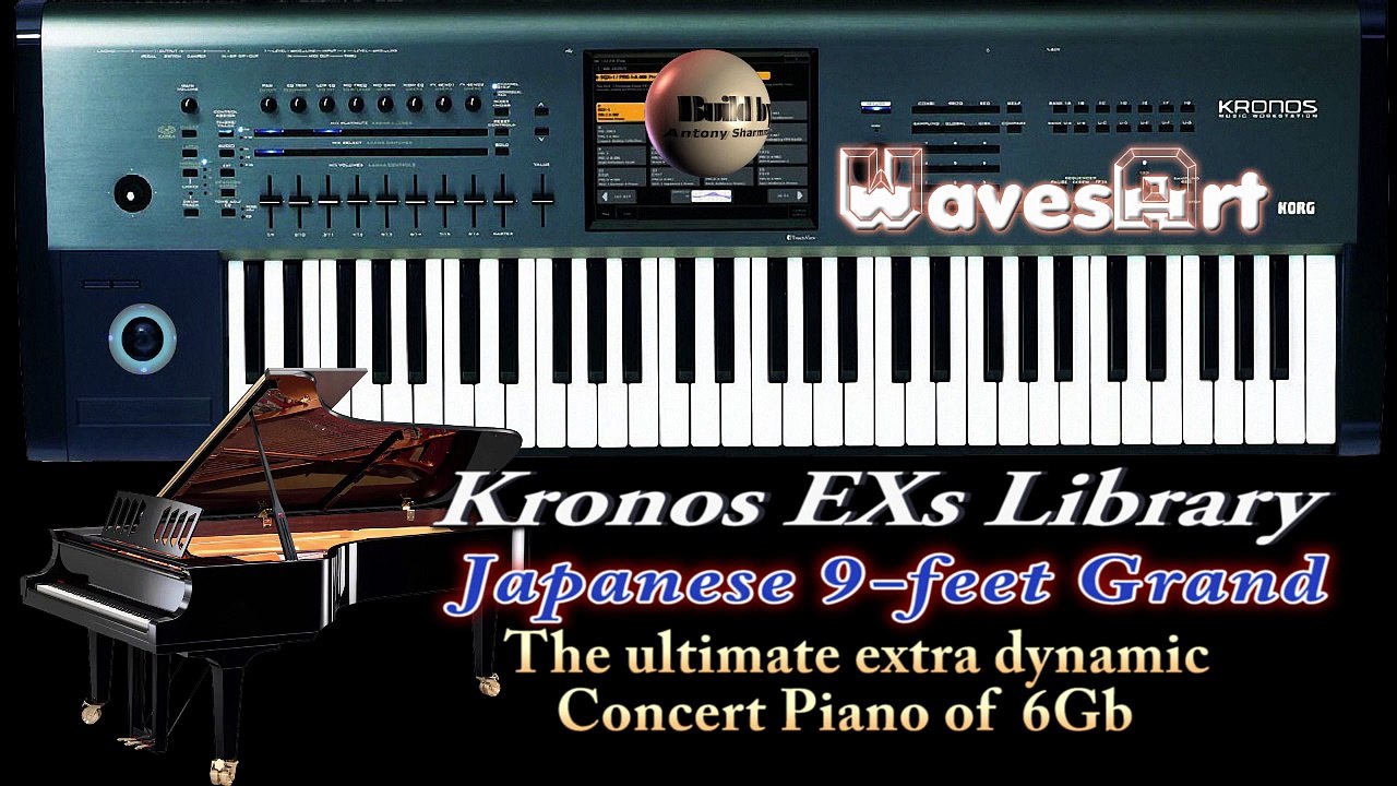 Korg Kronos EXs Japanese 9-feet Concert Grand 2