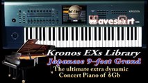 Korg Kronos EXs Japanese 9-feet Concert Grand 1