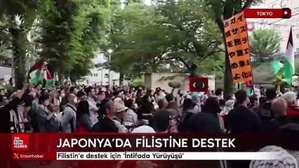 Japonya’da Filistin’e destek için 'İntifada Yürüyüşü'