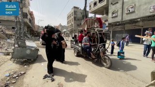 Israel ordena nuevos movimientos forzosos de población palestina en Rafah