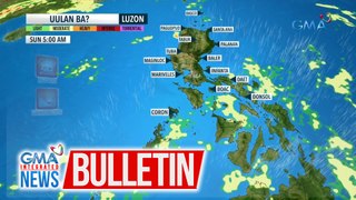Asahan ang kalat-kalat na pag-ulan sa Metro Manila at iba pang bahagi ng bansa bukas | GMA Integrated News Bulletin