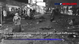 Bus Wisata Rombongan SMK asal Depok Kecelakaan di Subang Makan Banyak Korban