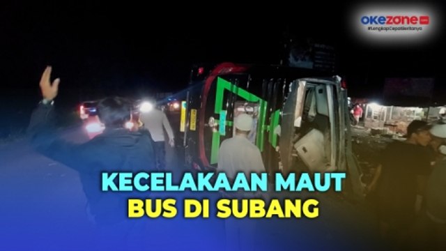 Kecelakaan Maut Bus Wisata Rombongan SMK di Subang, Korban Berjatuhan