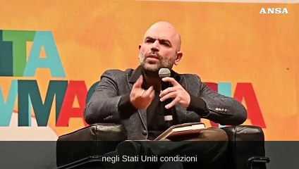 Salone del Libro di Torino, l'incontro tra Rushdie e Saviano