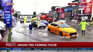 Ankara'yı da İzmir'e çevirdiler! Ankara yine yağmura teslim!