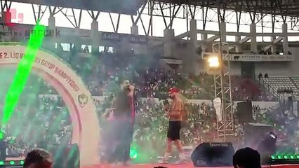 Amedspor'un şampiyonluk kutlamalarında Jehrmar da sahne aldı