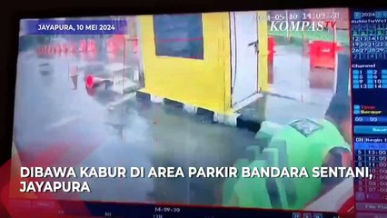 Rekaman CCTV Mobil Brimob Polda Papua Dicuri