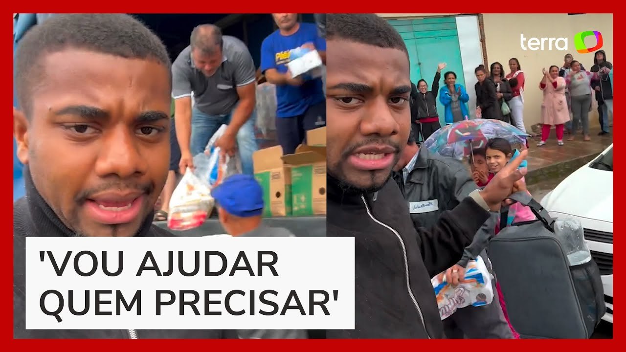 Davi, campeão do BBB24, rebate críticas e segue mostrando ações no RS: 'Deus tem sido meu refúgio'