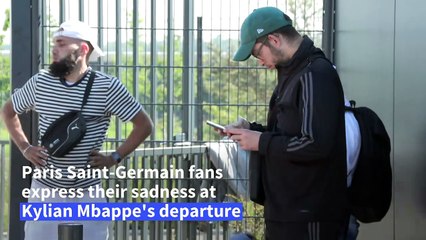 PSG fans 'sad' as football star Kylian Mbappe announces his exit
