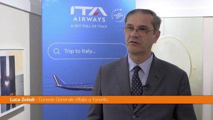 Ita, Zelioli "Nuovo volo per Toronto rafforza legame Italia-Canada"
