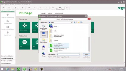 SAGE 30 IMMO I7 : Création du fichier immo