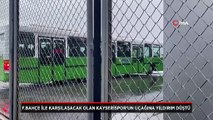Fenerbahçe ile karşılaşacak olan Kayserispor'un uçağına yıldırım düştü