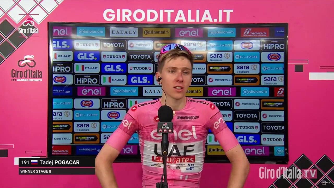 Cycling - Giro d'Italia 2024 - Tadej Pogacar : "I wasn't expecting this today... The team and Rafal Majka did amazing ! "