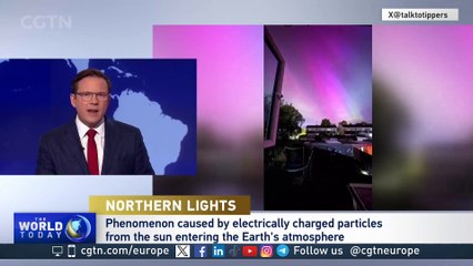 Northern lights: "It was just everywhere all around us"
