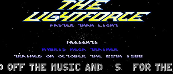 Amiga Cracktro - Hybris by The Lightforce