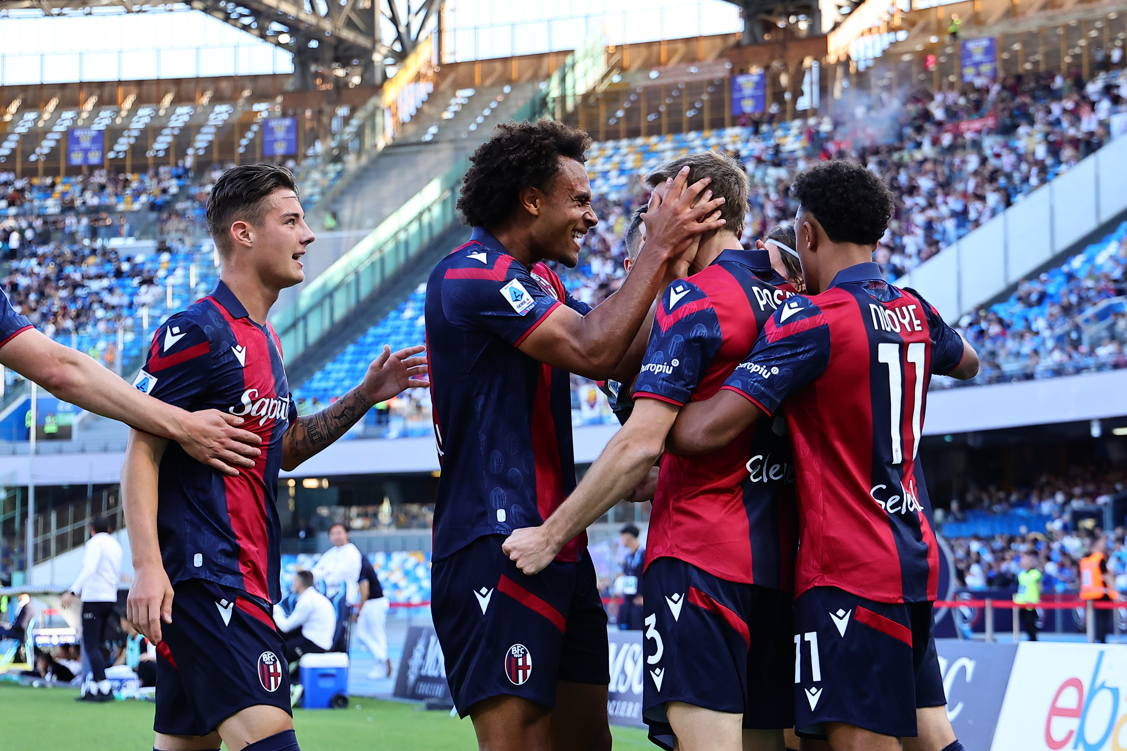 Serie A : Le Bologne de Motta file vers la Ligue des Champions en battant Naples