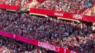 Granada se puso en pie para despedir a Modric