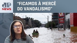 Moradora detalha relatos de falta de água e onda de assaltos em São Leopoldo, no RS