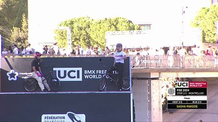Sasha Pardoe - 3rd Place Women Final UCI BMX Freestyle Park World Cup