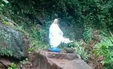 Imagem de Nossa Senhora permanece intacta após enchente no RS