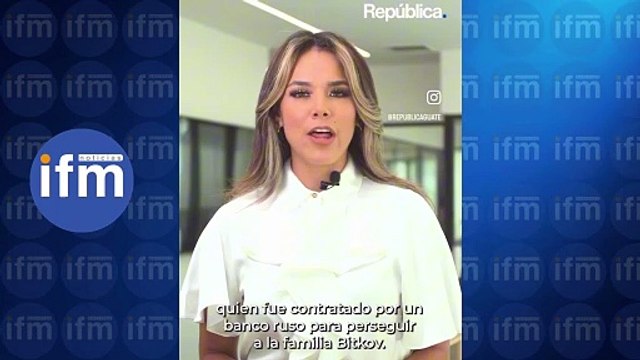 Virginia Argueta de la República Guatemala sobre la trama rusa de Iván Velásquez