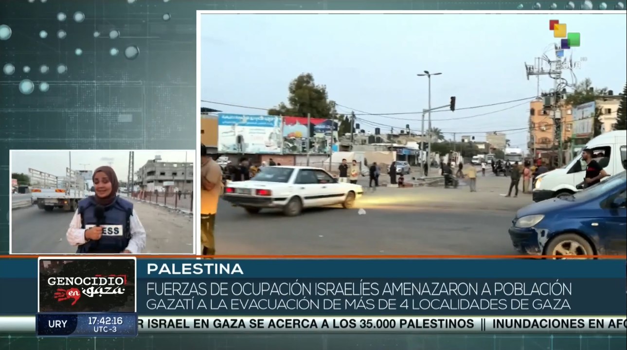 Gazatíes evacuaron más de 4 locaciones por presión israelí