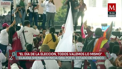 "Todas y todos valemos un voto": Claudia Sheinbaum