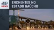 FAB e exército levam 400 toneladas em doações ao Rio Grande do Sul