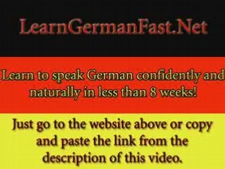 Learn German Fast