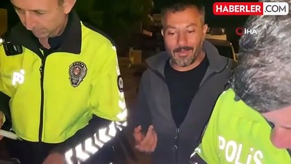 Alkolden ehliyetine el konuldu, 'Nasıl yapacağız?' diye polise sordu