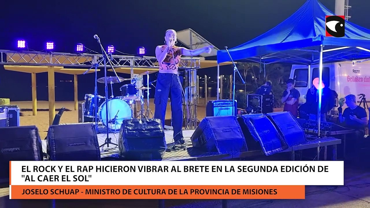 El Rock y el Rap hicieron vibrar al Brete en la segunda edición de "Al Caer el Sol"