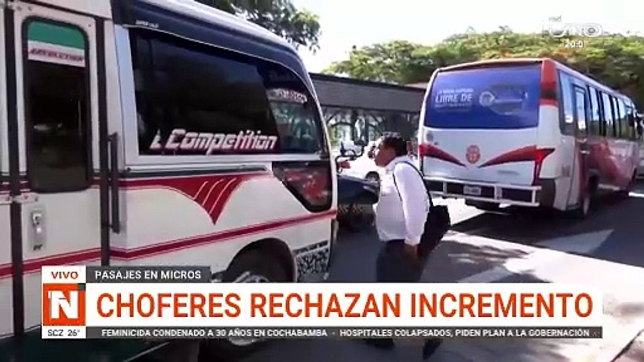 Choferes rechazan incremento