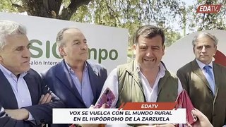 Vox se vuelca con el mundo rural en el Hipódromo de la Zarzuela
