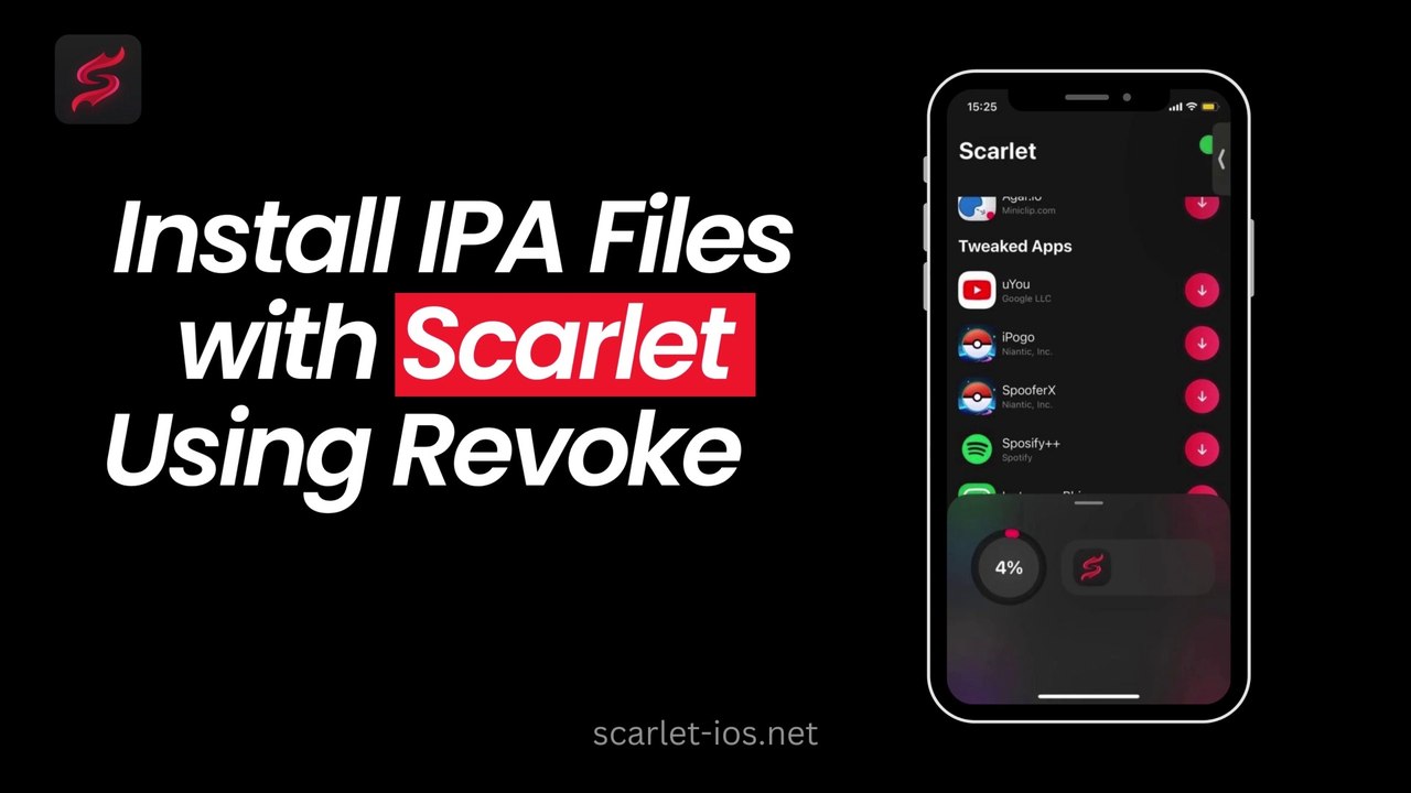 Scarlet Anti-Revoke: Instale arquivos IPA com Scarlet usando Certificado Revogado