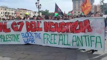G7, tensioni tra polizia e manifestanti a Venezia