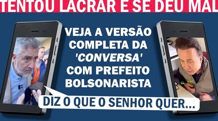 BOLSONARISTA ACHOU QUE SÓ ELE HAVIA GRAVADO; VÍDEO BRUTO REVELA POLÍTICO MAL EDUCADO E | Cortes 247